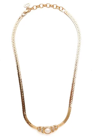 Dior Collar con detalles de strass