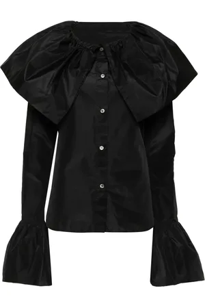 YOHJI YAMAMOTO Blusa de tafetán