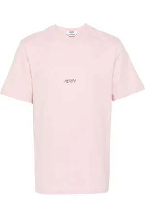 Msgm Playera con logo estampado