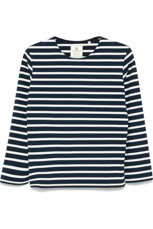 Denimist Playera con motivo de rayas