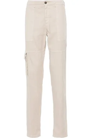 ELEVENTY Pantalones cargo con diseño ajustado