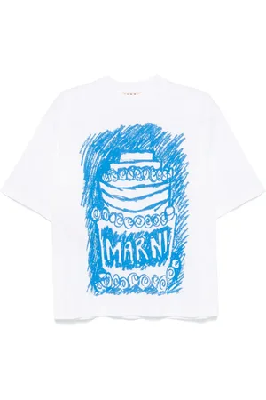 Marni Playera con ilustración estampada