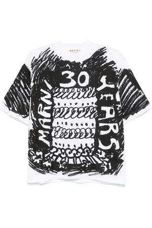 Marni Playera con estampado abstracto