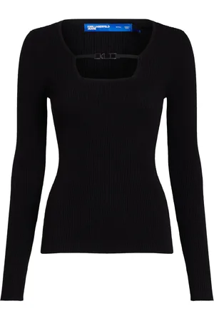 Karl Lagerfeld Top tejido con logo
