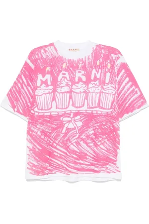 Marni Playera con ilustración estampada