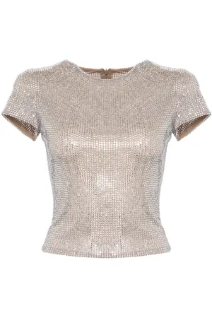 GIUSEPPE DI MORABITO Playera con detalles de strass