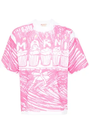 Marni Playera con pastel estampado
