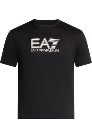 EA7 Playera con logo estampado