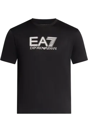 EA7 Playera con logo estampado