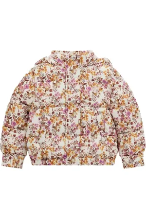 Guess Chamarra capitonada con estampado floral