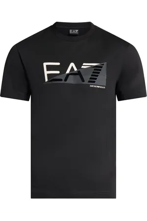 EA7 Playera con logo estampado