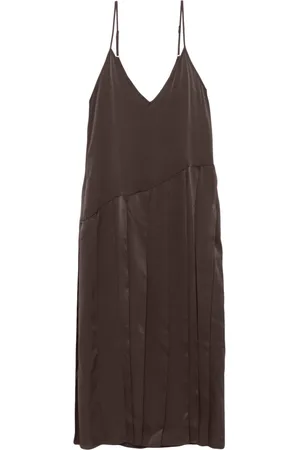 J.W.Anderson Vestido midi con detalle de pliegues