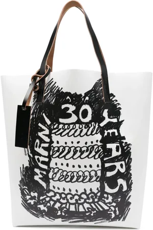 Marni Tote con logo estampado