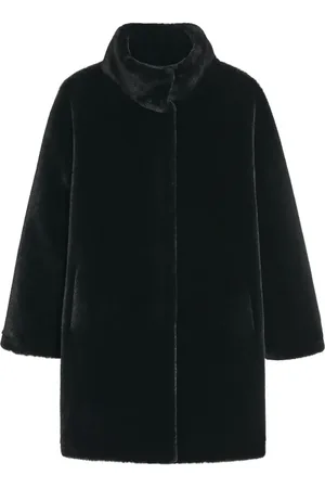 Apparis Abrigo texturizado con cuello alto