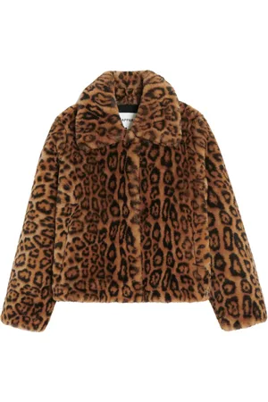 Apparis Chamarra con estampado de leopardo
