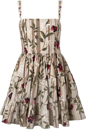 Agua by Agua Bendita Vestido corto Lima Café