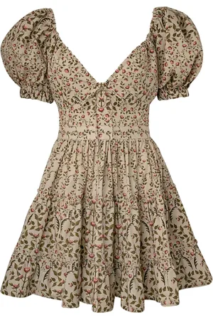 Agua by Agua Bendita Vestido corto Manzanilla Sueño