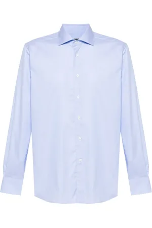corneliani Camisa con cuadros estampados