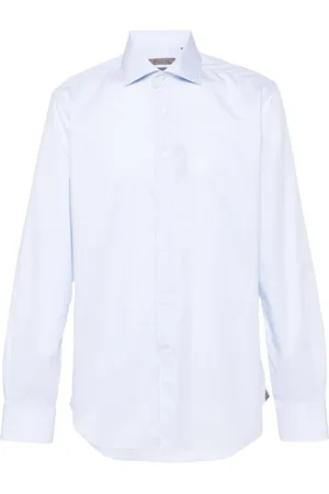corneliani Camisa con rayas estampadas