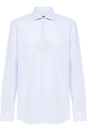 corneliani Camisa con rayas estampadas