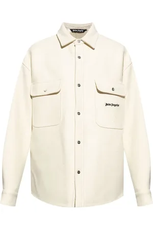 Palm Angels Sobrecamisa con logo bordado