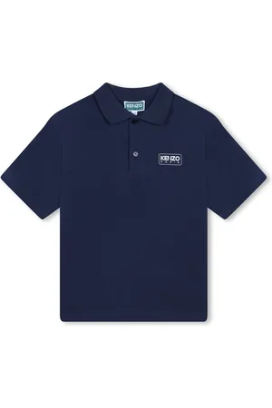 Kenzo Playera tipo polo con logo estampado
