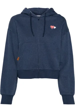 Chocoolate Hoodie corta con aplique de corazón