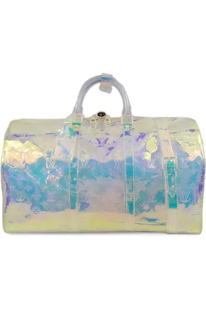 LOUIS VUITTON Bolsa de viaje Prism Keepall Bandouliere 50 2019 de x Virgil Abloh