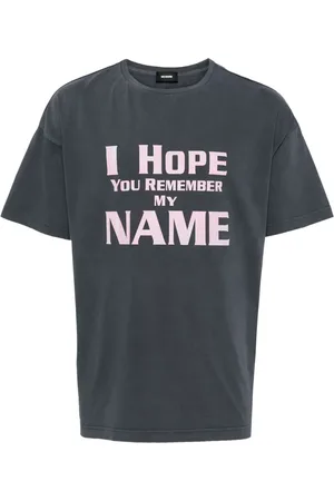 We11 Done Playera con letras