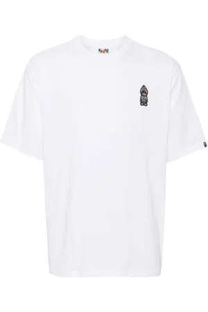 A Bathing Ape Playera con logo bordado