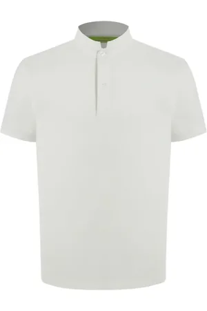 SHANGHAI TANG Playera tipo polo con logo bordado