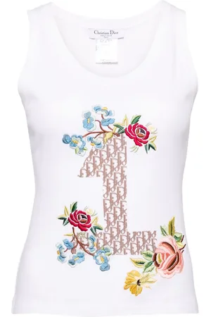 Dior Camiseta con logo bordado