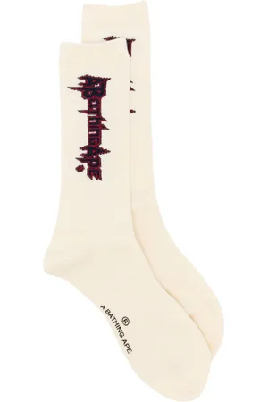 A Bathing Ape Calcetines largos con múltiples logo