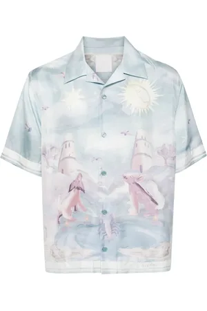 Givenchy Camisa de seda estampada