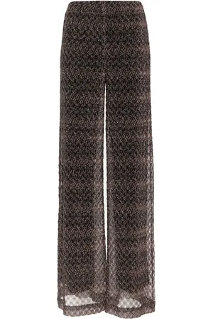 Missoni Pantalones palazzo de lamé