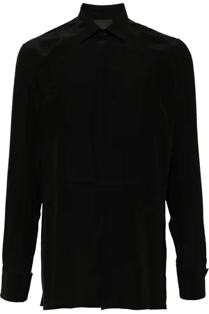 Givenchy Camisa de seda Plastron