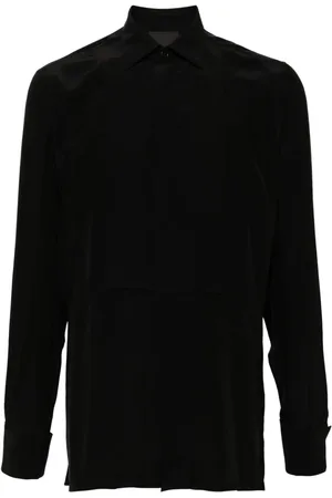 Givenchy Camisa de seda Plastron