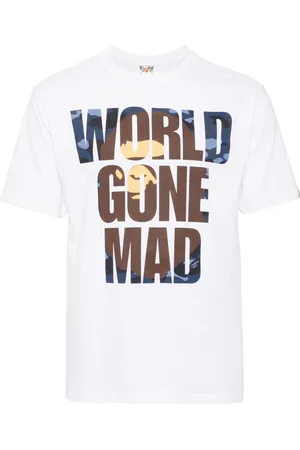 A Bathing Ape Playera con estampado gráfico