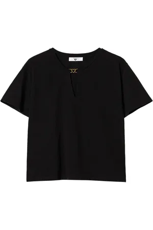 Twin-Set Playera con cierre de broche