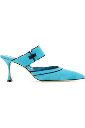 Manolo Blahnik Mules Brontiamusa con tacón 70mm