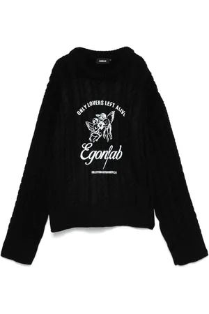 EgonLab Suéter con estampado gráfico