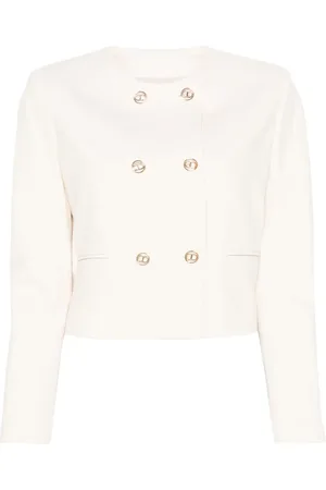 Twin-Set Blazer de tejido jersey