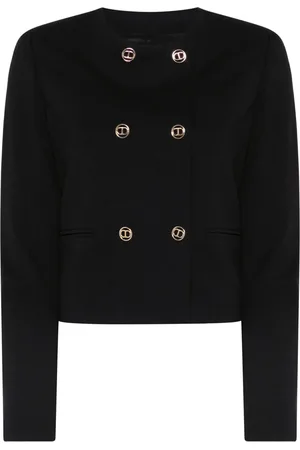 Twin-Set Blazer de tejido jersey