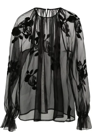 ERMANNO SCERVINO Blusa con bordado floral