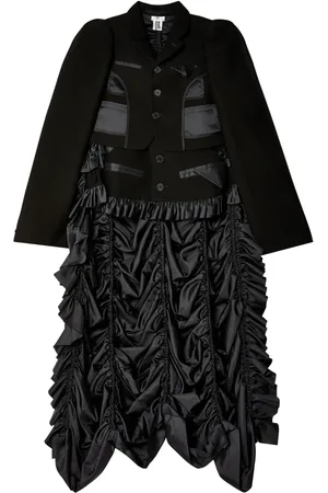 NOIR KEI NINOMIYA Abrigo con detalle de volantes