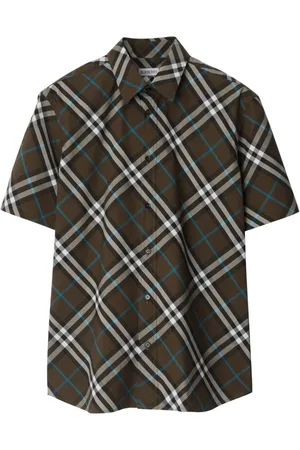 Burberry Camisa con cuadros estampados