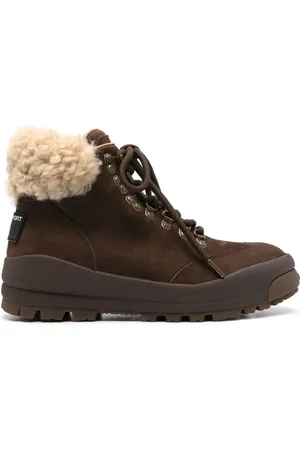Ralph Lauren Botas de montaña con ribete texturizado