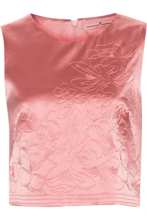 ERMANNO SCERVINO Top con bordado floral