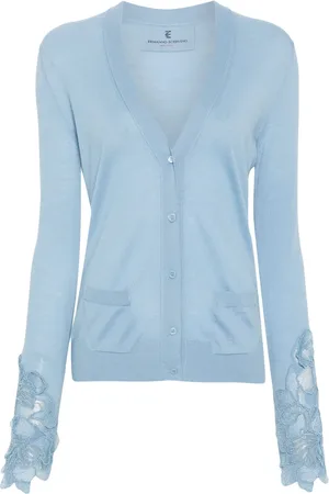 ERMANNO SCERVINO Cárdigan con detalle de encaje
