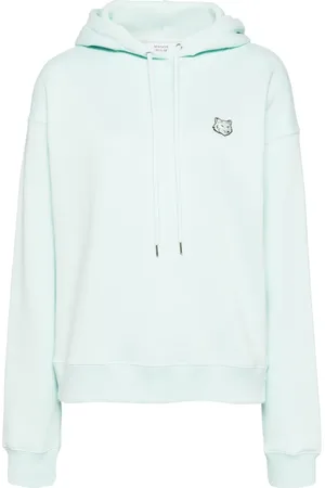 Maison Kitsuné Hoodie con parche de cabeza de zorro
